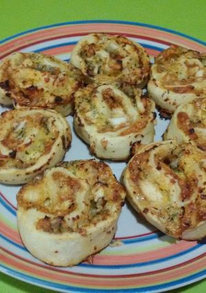 Foto principal de Caracolas de pollo a la barbacoa con thermomix