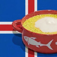 A picture of Laxasúpa (Icelandic Salmon Chowder).