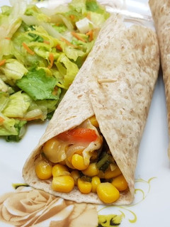 Una foto de Roll de verduras. Un plato rápido, rico y saludable