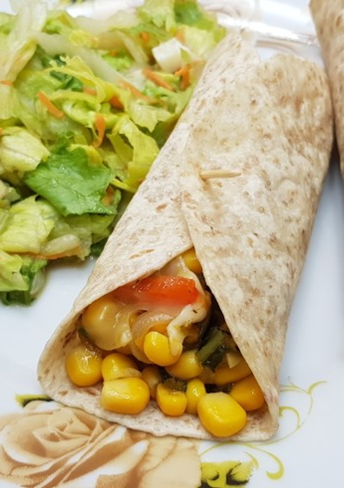 Una foto de Roll de verduras. Un plato rápido, rico y saludable