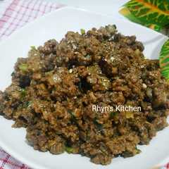 A picture of Tumis Daging Untuk Topping Pizza,Isian Roti,Bakpao,Martabak, dll.