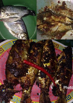 Foto resep Ikan mas bakar happycall