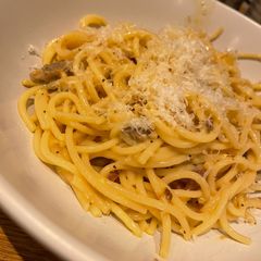 Leftovers carbonara A picture of Leftovers carbonara.