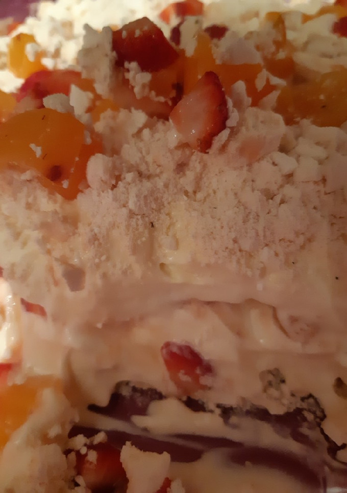 Una foto de Postre primavera