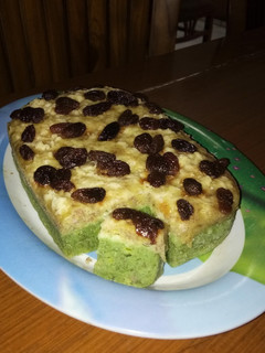 Foto resep Bolu pisang keju pandan