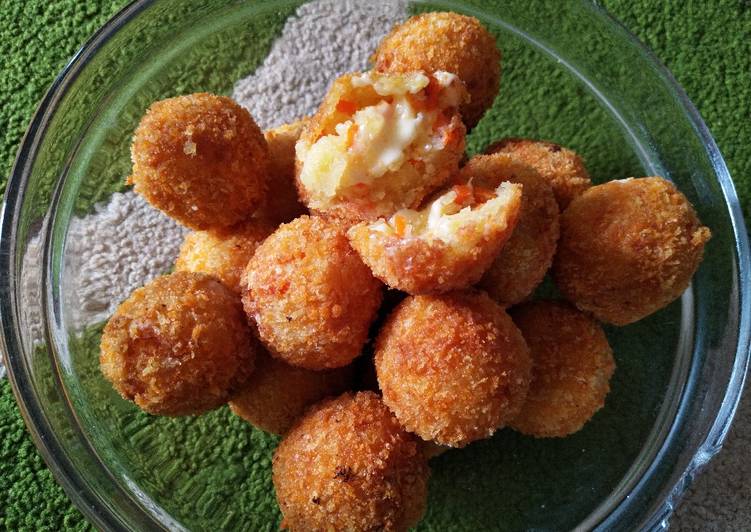 Resep Bola Kentang Mozarella Anti Gagal