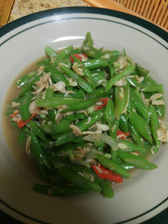 Foto resep Tumis buncis rebon