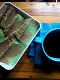 Bolu pandan coklat
