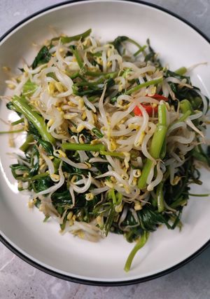 Foto resep Tumis kangkung toge