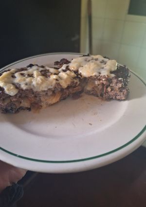 Una foto de Mi almuerzo express! Pancito de carne relleno