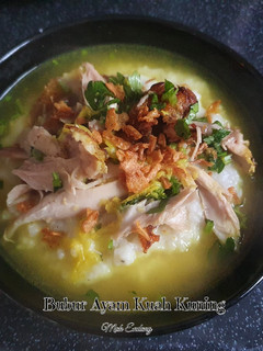 Foto resep Bubur Ayam Kuah Kuning (Rice Cooker)