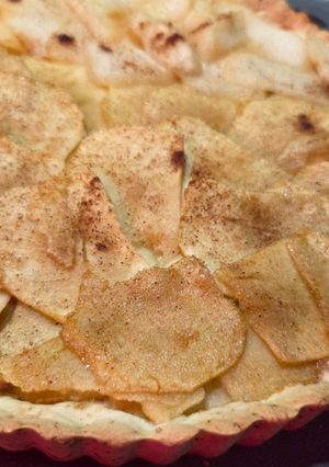 Una foto de Tarta de manzana y canela sin gluten