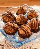 Biscoitos de coco com aquafaba de grão-de-bico