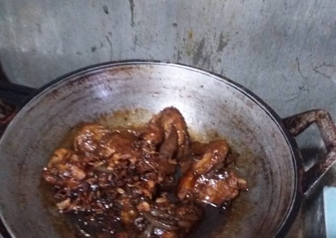 Sayap Ayam Saus Mentega