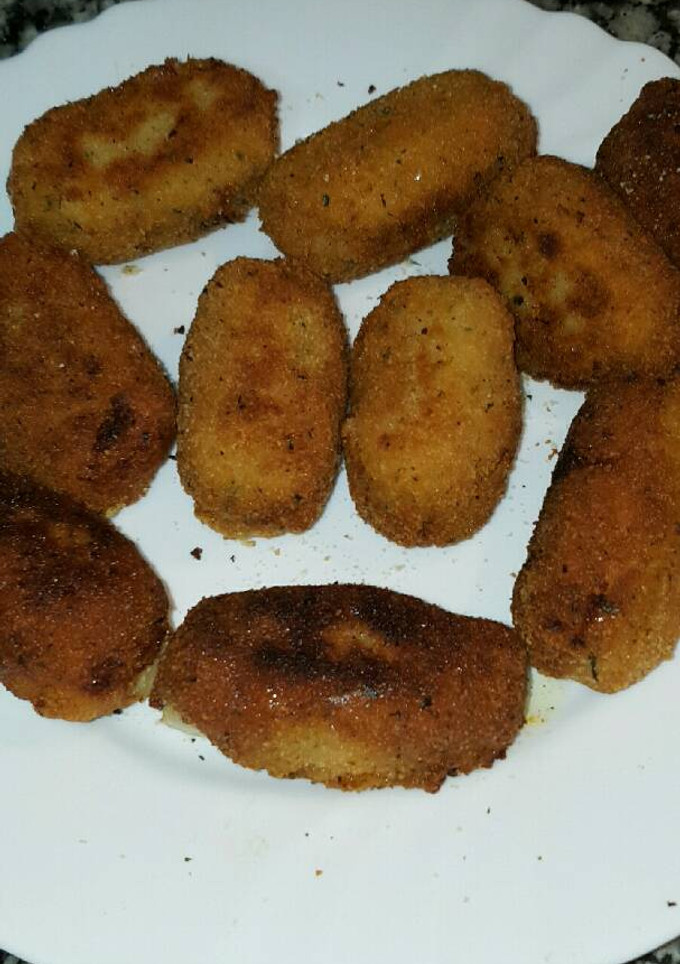 Una foto de Croquetas de bacalao reciclado
