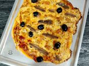 Una foto de pizza roquefort
