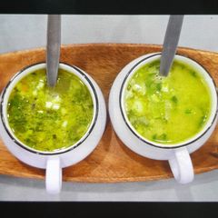 A picture of Vegetable soup.