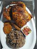 Pollo al horno con Arroz Moro