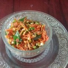 A picture of Carrot sprout salad.