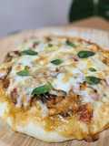 Mackerel and tomato miso mayonnaise amazake spicy pizza