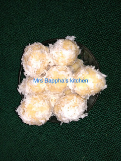 Coconut ladoo ainihin hoton girkin
