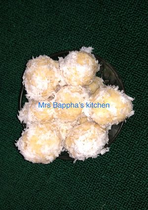Coconut ladoo ainihin hoton girkin