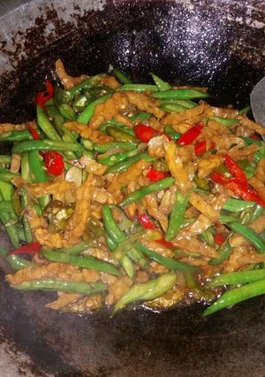 Foto resep Tumis kacang tempe