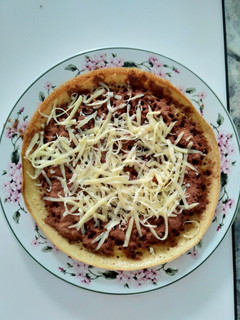A picture of Apam Balik Ovaltine Cheese (Terang Bulan Pancake).