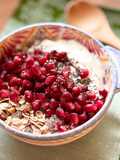🌱 Muesli au fromage frais et graines de grenade