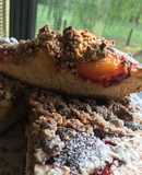 Tarta de ciruelas y streusel