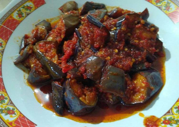 Cara Gampang Membuat Terong sambal balado yang Enak Banget