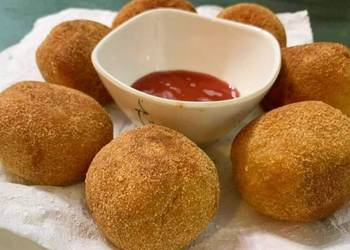How To Making Recipe Bread Chicken Cheese ball Restaurant Style