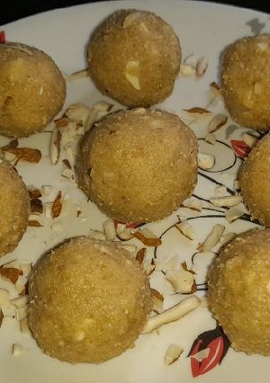A picture of Churma ladoo recipe | atta ladoo.