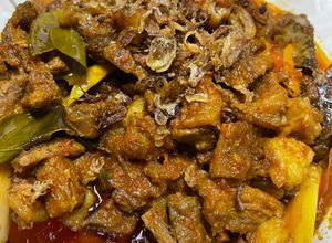 Foto resep Oseng mercon pedas (sandung lamur)