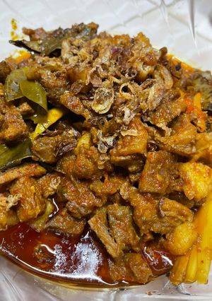 Foto resep Oseng mercon pedas (sandung lamur)