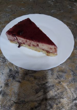 A picture of Philadelphia cheesecake (no bake).