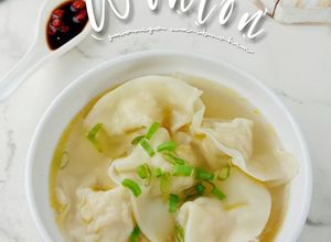 Foto resep Chicken Shrimp Wonton Soup (Pangsit Kuah Halal)