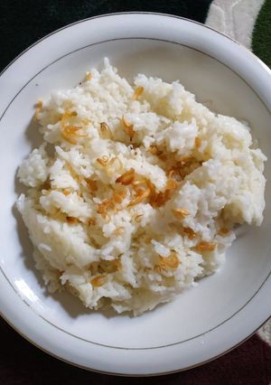 Foto resep Nasi Gurih rice cooker