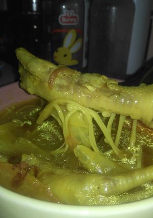 Foto resep Sop ceker kuah kuning