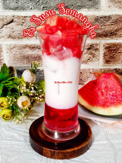 Foto resep Es Susu Semangka 🍉🍉