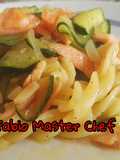 Fusilli con Salmone e Zucchine