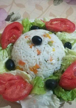 صورة لوصفة سلطة أرز