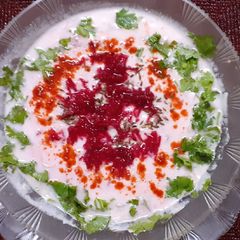 A picture of Mix vegetable raita.