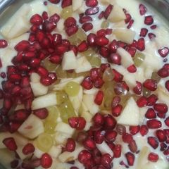A picture of Fruit custard.