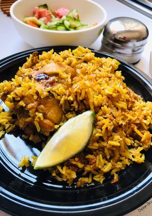 A picture of Chicken Biryani.