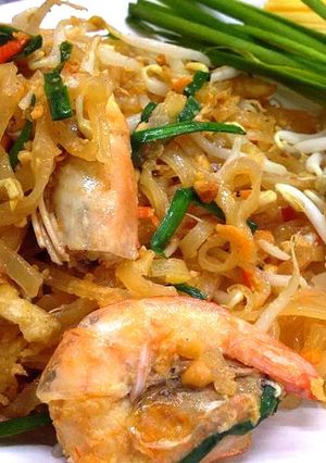รูปของ ผัดไทยกุ้งสด