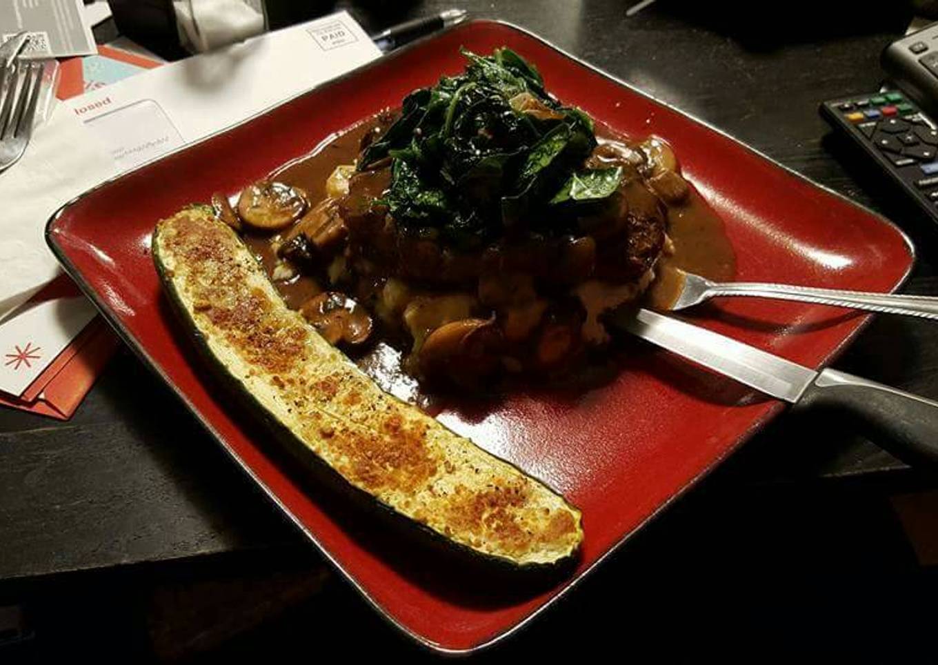 Steak marsala