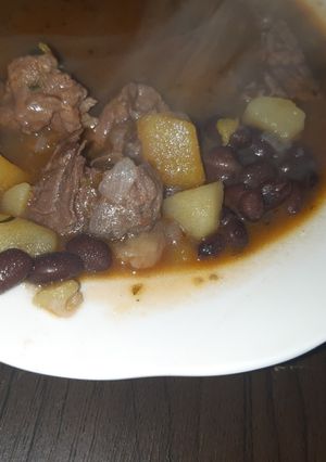Una foto de Porotos negros
