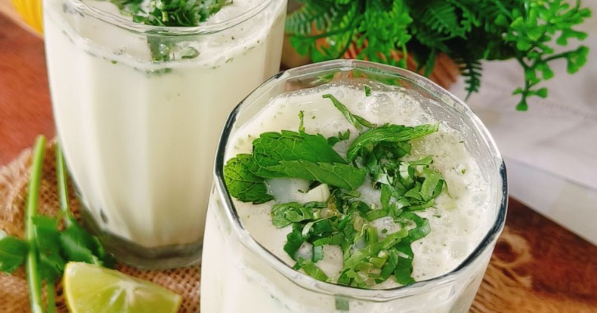 घर के बनाये easy and simple 221 पुदीना छाछ (pudina chhachh recipe in hindi  रेसिपीज . पुदीना छाछ (pudina chhachh recipe in hindi Recipes in hindi -  Cookpad