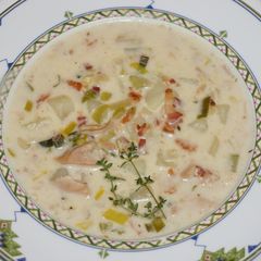 A picture of JON’S  CLAM CHOWDER.